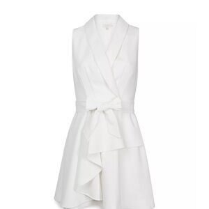 Ted Baker White faux wrap Laraaa dress